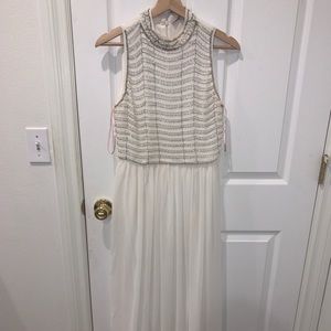 WHITE FOREVER 21 CONTEMPORARY DRESS
